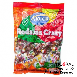 CARAMELO RODAJAS CRAZY (465 GRMS) x 1